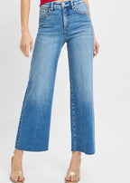 Tummy Control Wide Leg Jeans