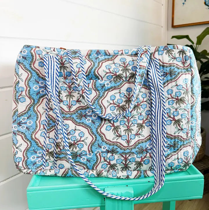 Folklore Quilted Overnight Bag