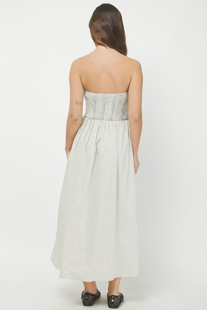 Everhart Pinstripe Maxi Dress