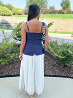 Sophie Scallop Cutout Maxi Dress