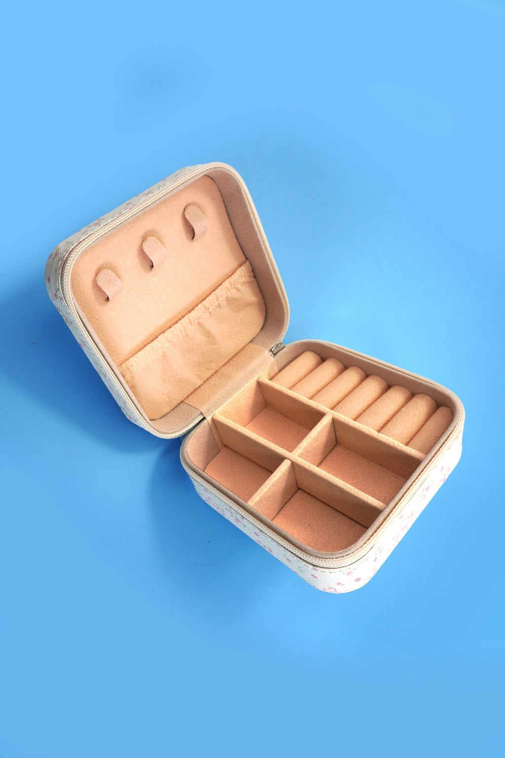 Printed Jewelry Travel Box Case
