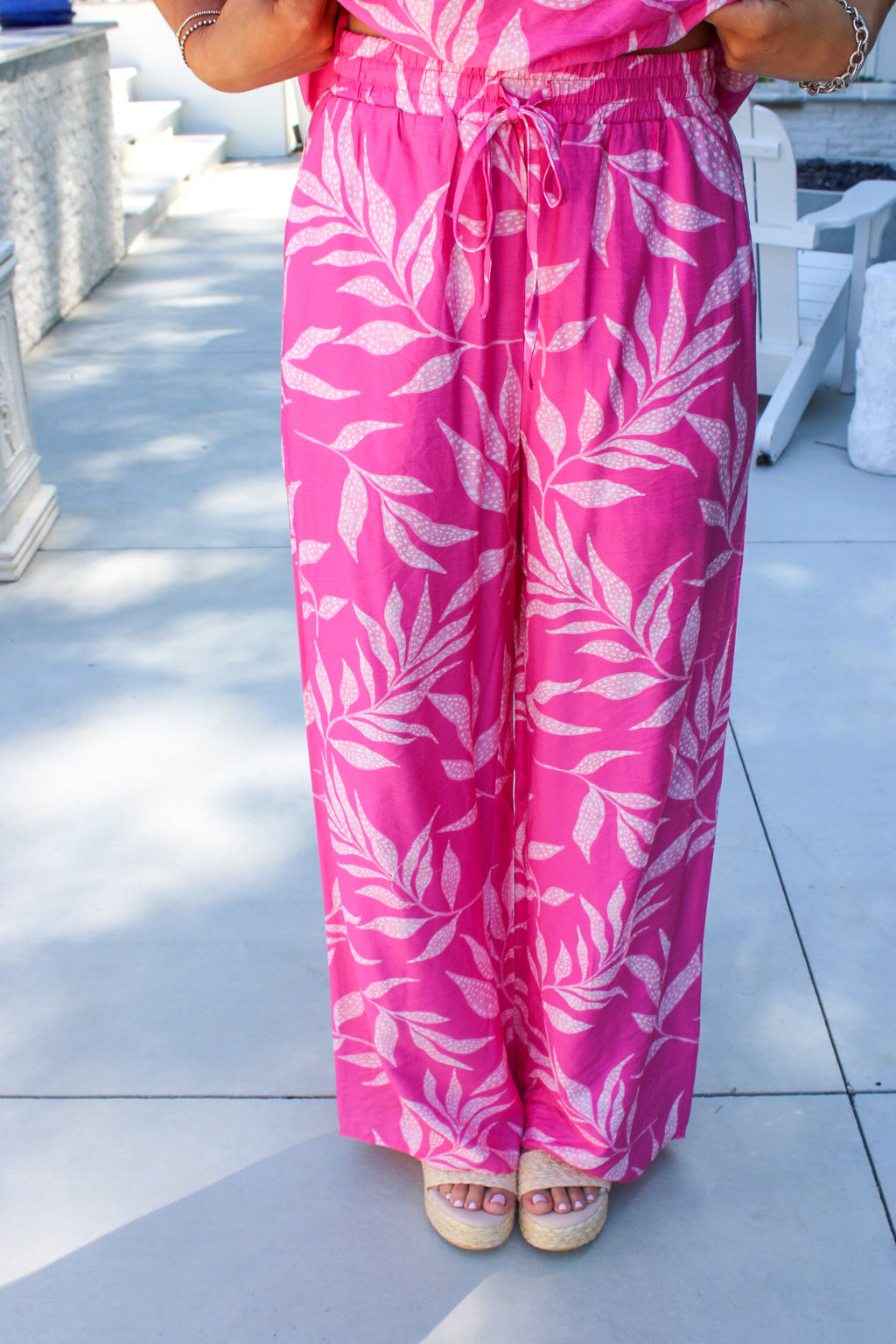 Jane Tropical Breeze Wide Leg Pants