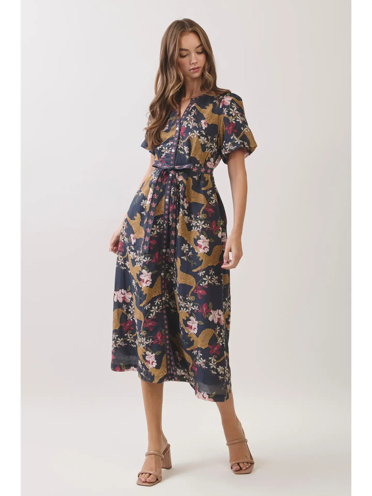Into the Wild Midi Dress