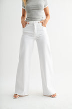 Stretchy Wide Leg Pants