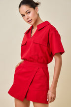 Alice Denim Romper