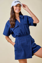 Alice Denim Romper