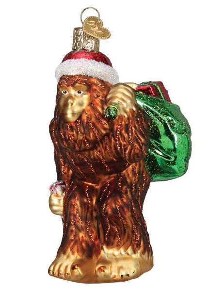 Santa Sasquatch Ornament
