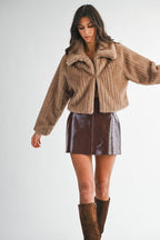 Faux Leather Mini Skirt