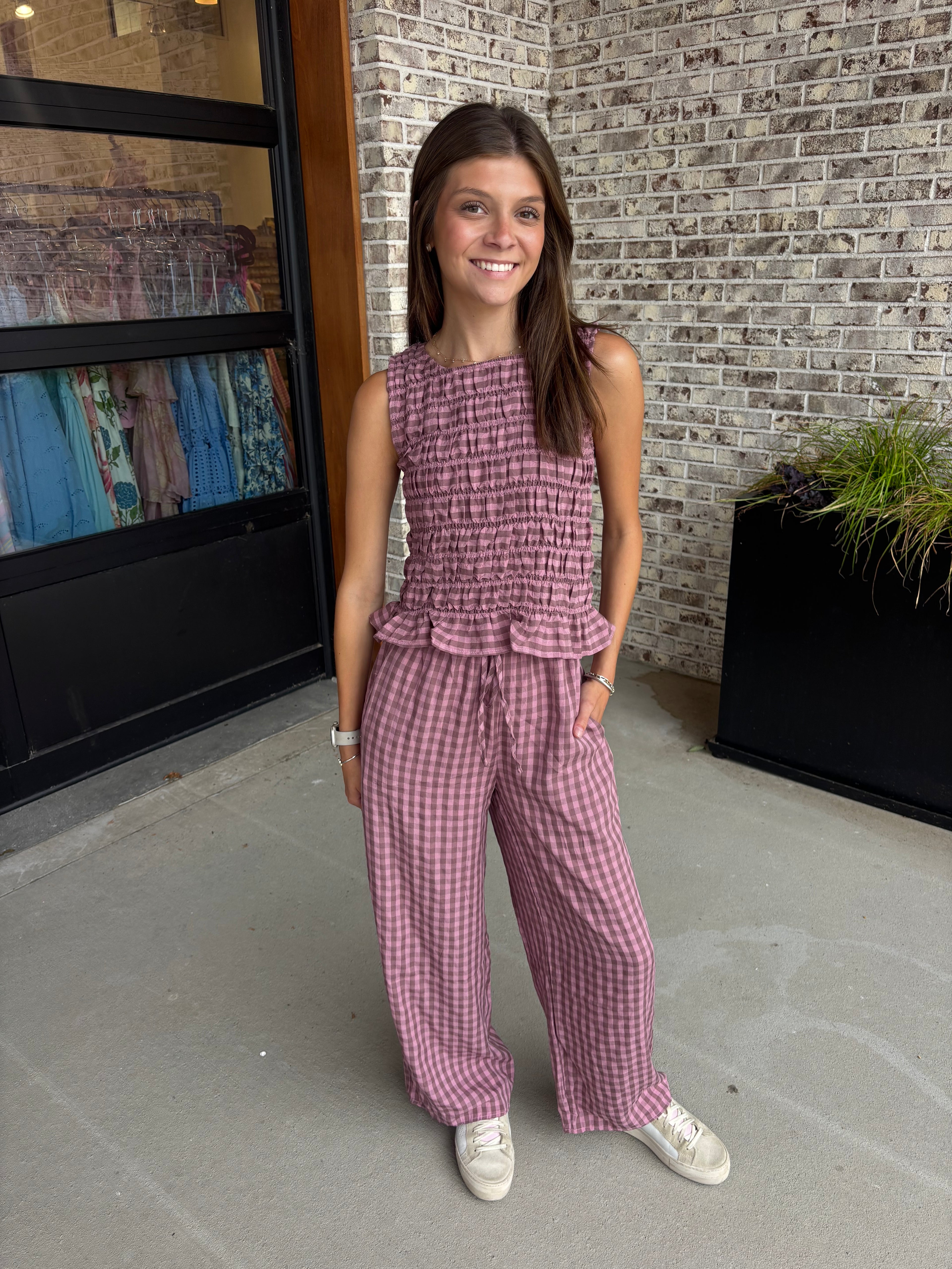 Natalie Smocked Bodice Top