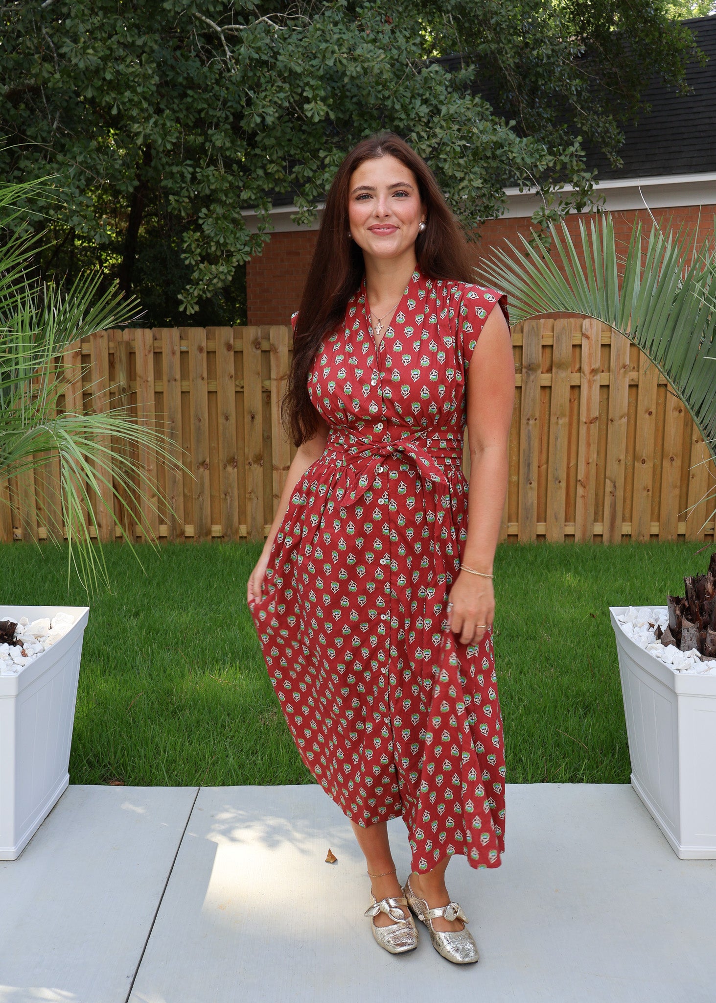 Thalia Flare Midi Dress