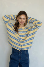 Erin Varsity Stripe Piper Cardigan