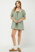 Montrose Gingham Romper
