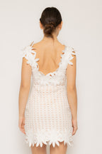 Liora Floral Appliqué Dress