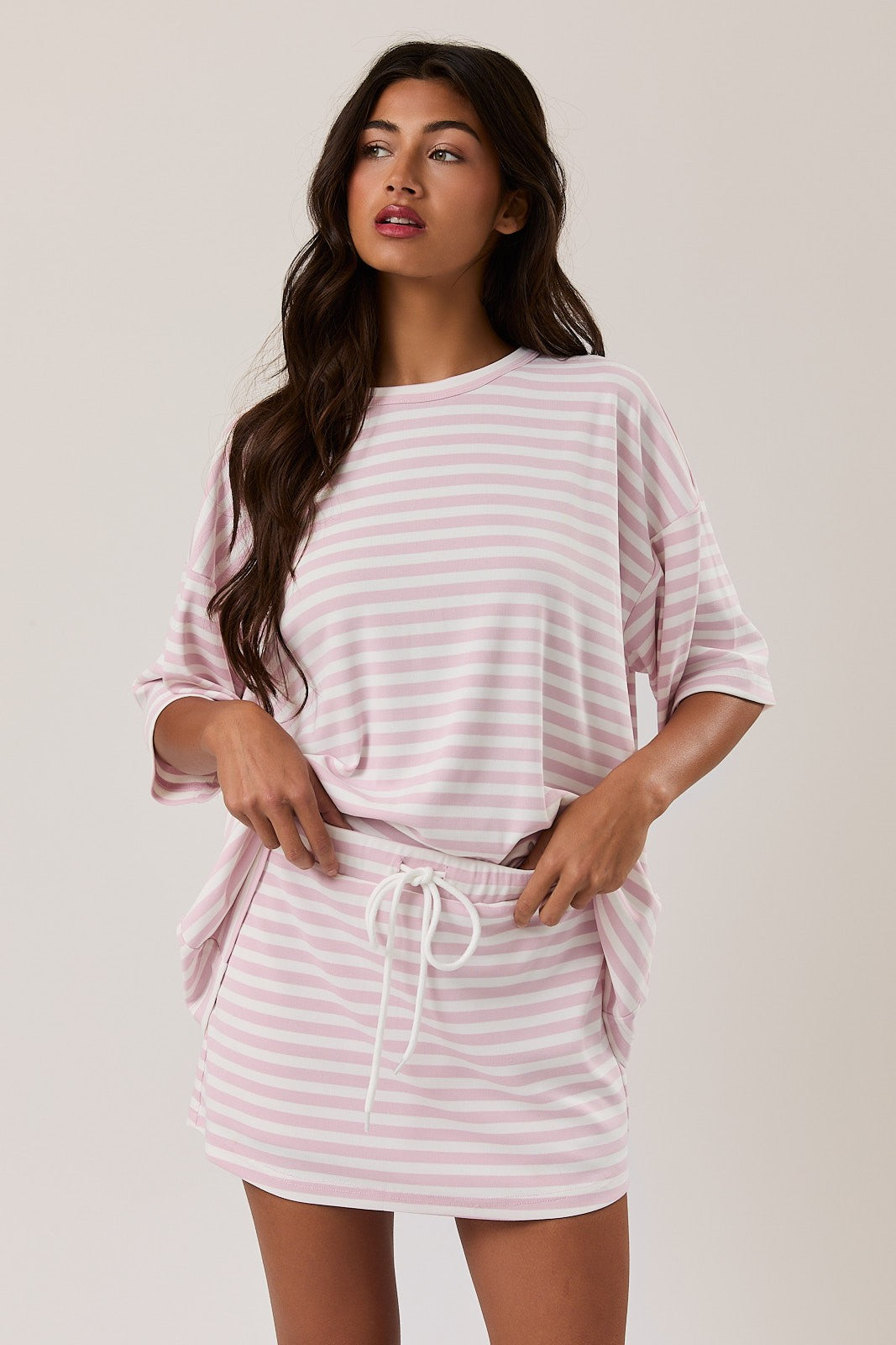 Jazmine Oversized Round Neck Tee