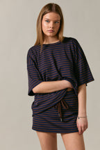 Maddie Oversized Striped Tee