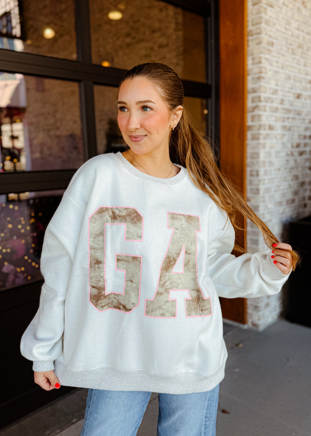 Georgia Camo Reversible Varsity Fleece Sweatshirt