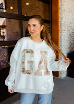 Georgia Camo Reversible Varsity Fleece Sweatshirt