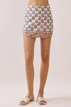 Paloma Garden Border Mini Skirt