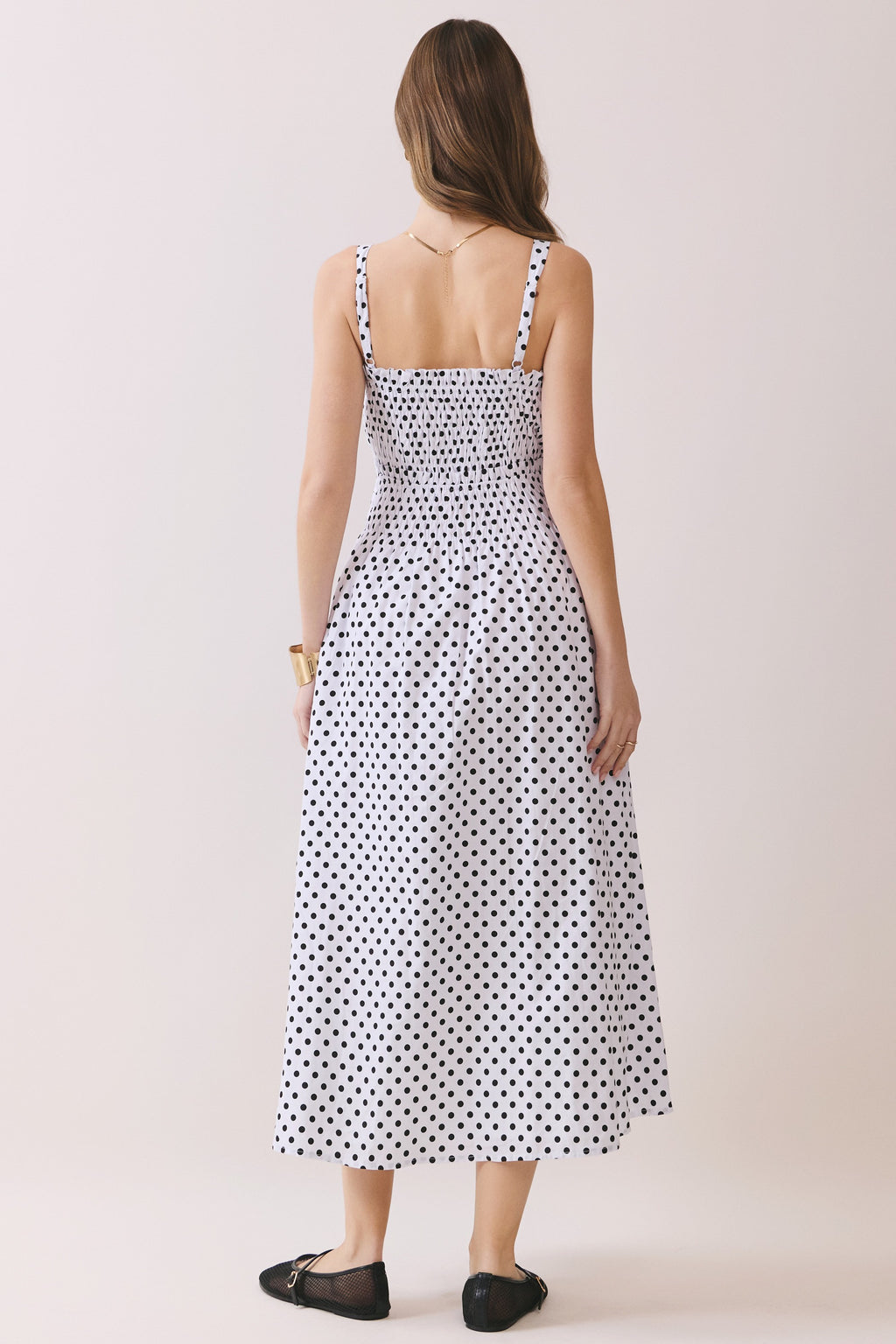 Wendy Polka Dot Midi Dress