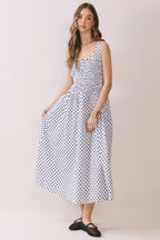 Wendy Polka Dot Midi Dress