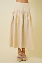 Josie Gingham Maxi Skirt