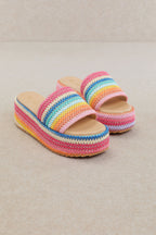 Delaney Platform Slide Sandal