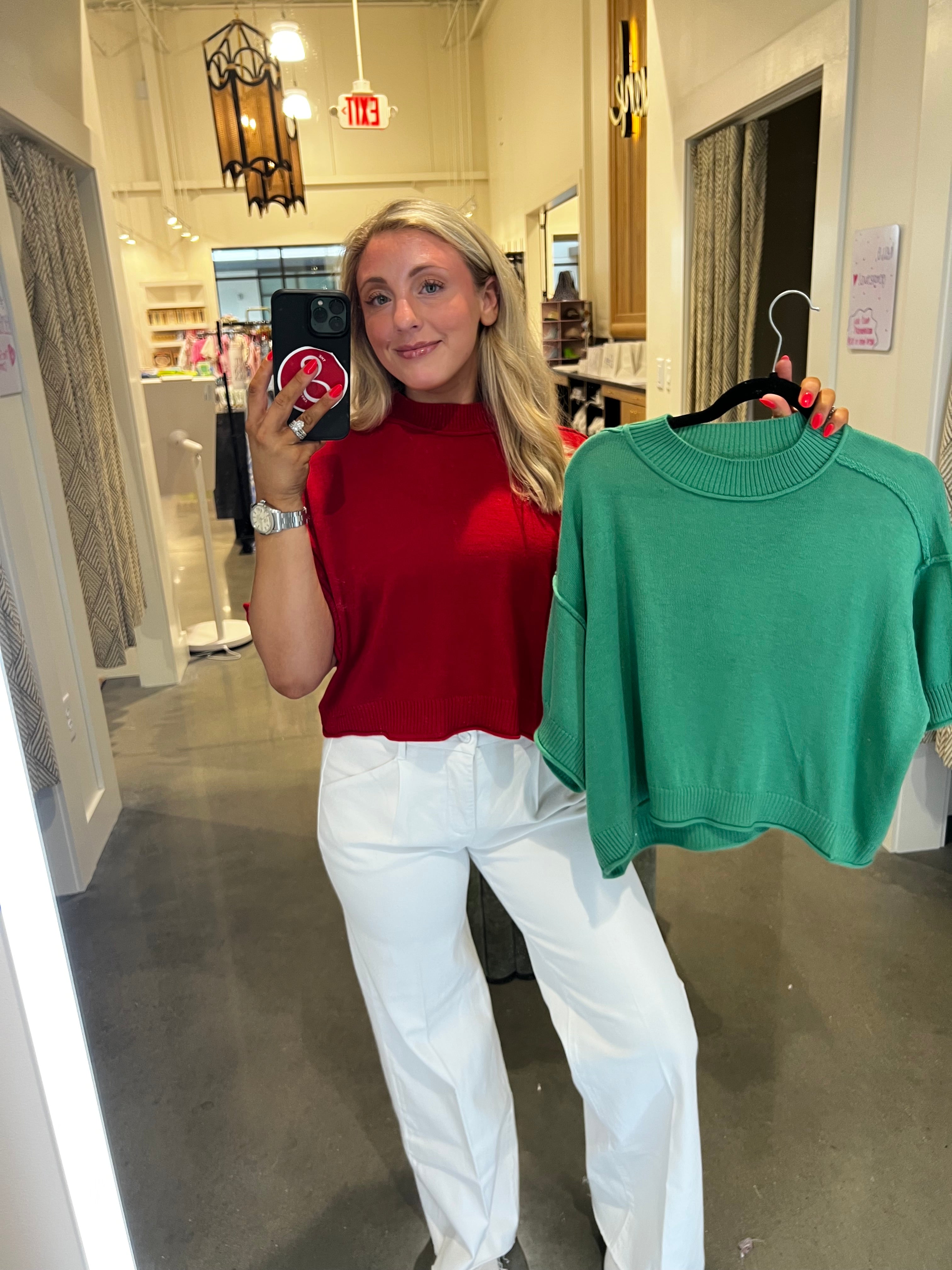 Liora Short Sleeve Summer Sweater