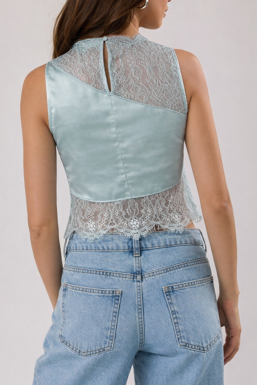 Lacy Sleeveless Top