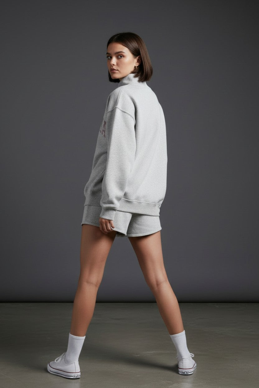 Alabama Embroidered Mock Neck