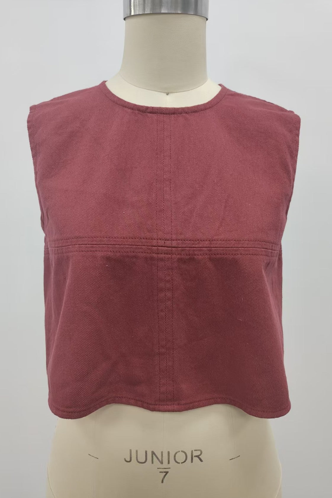Dylan Denim Crop Top