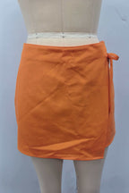 Sadie Side-Tie Wrap Mini Skort