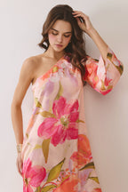 Morgan One Shoulder Maxi Dress