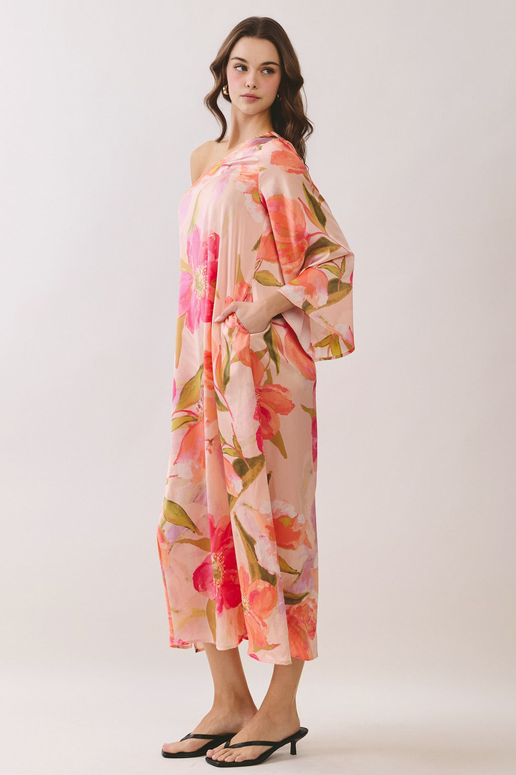 Morgan One Shoulder Maxi Dress