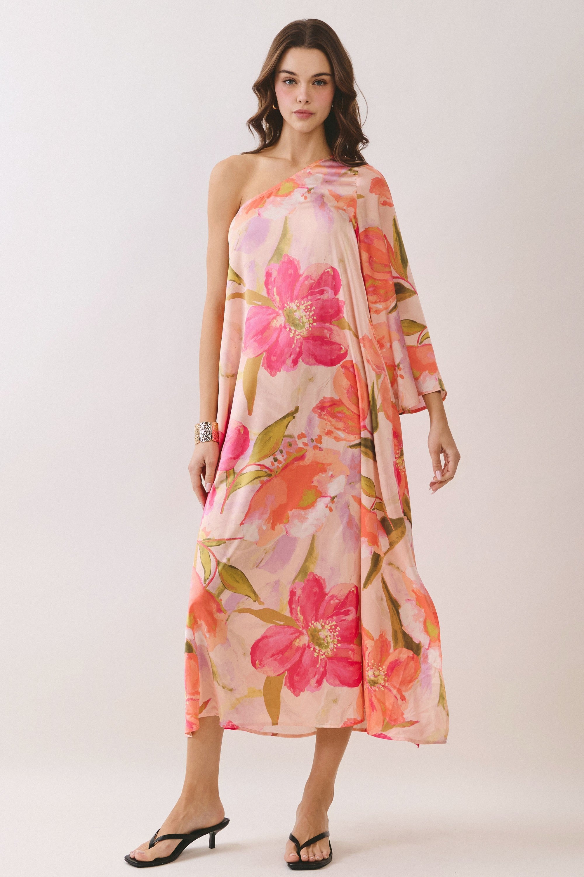 Morgan One Shoulder Maxi Dress