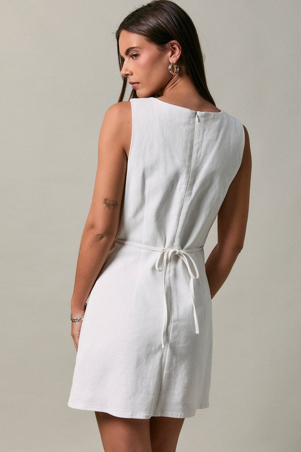 Micah High Neck Mini Dress