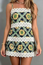 Zinnia Riviera Lace Mini Dress