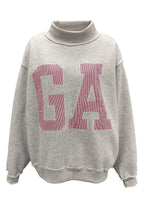 GA Embroidered Mockneck Sweatshirt
