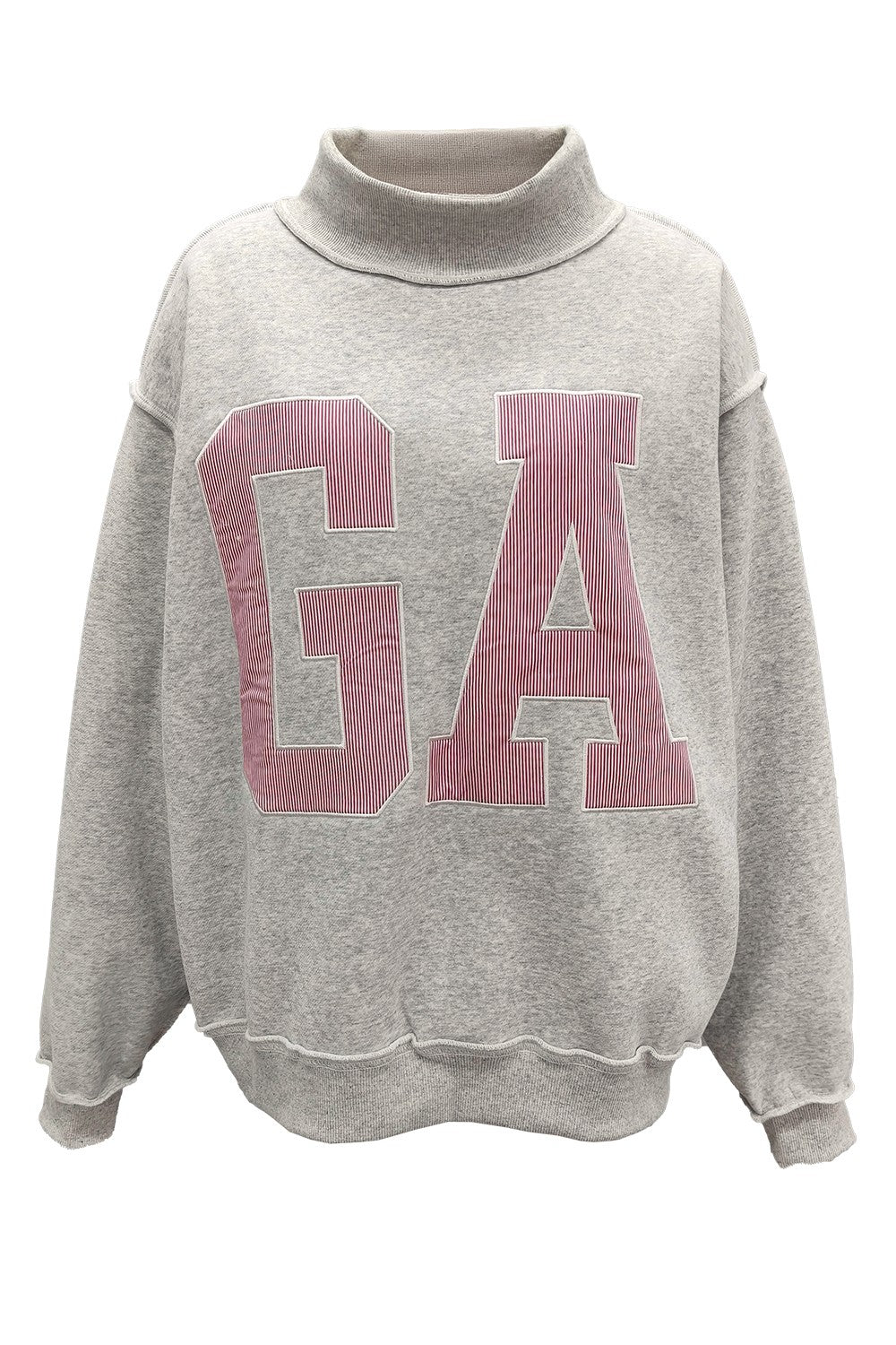 GA Embroidered Mockneck Sweatshirt