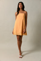 Ally Lace Trim Mini Dress