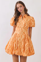 Finley Floral Puff Sleeve Mini Dress