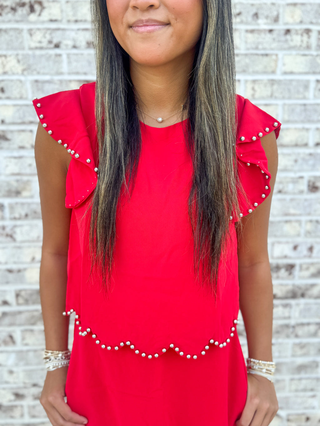 Scarlett Scalloped Top