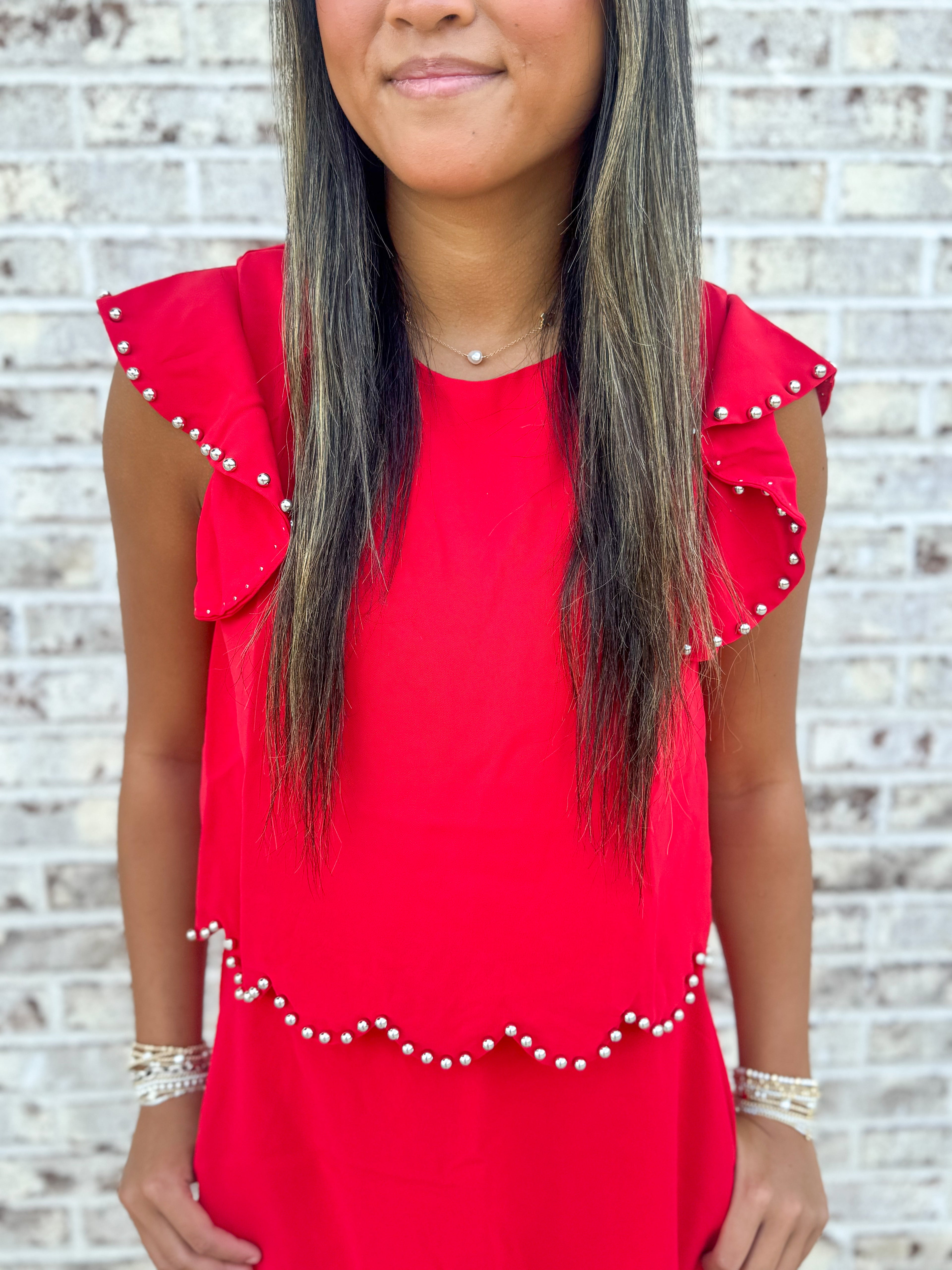 Scarlett Scalloped Top