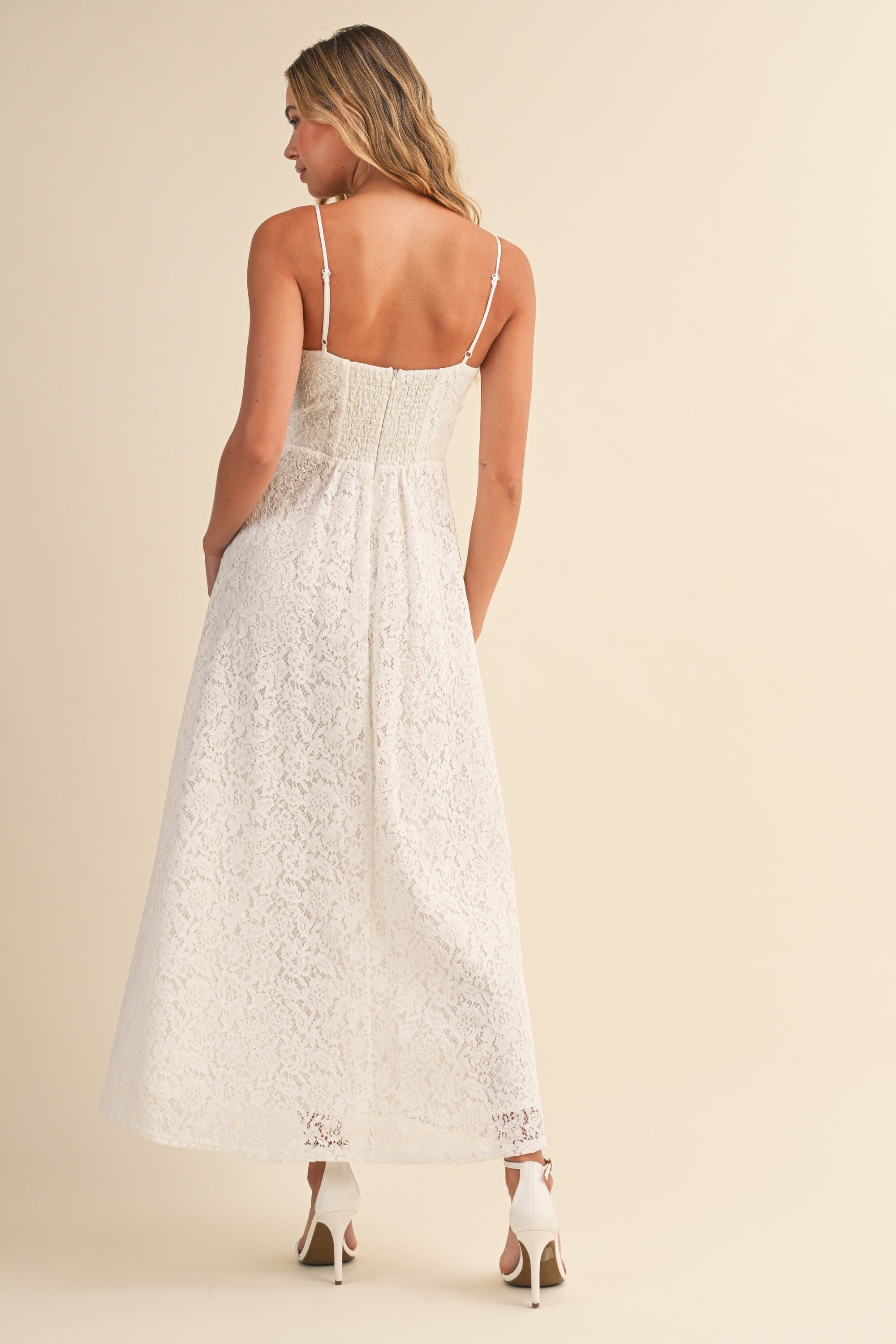 Waverly Lace Midi Dress