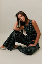 Piper Polka Dot Wide‑Leg Pants