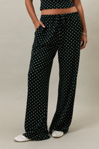 Piper Polka Dot Wide‑Leg Pants
