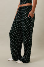 Piper Polka Dot Wide‑Leg Pants