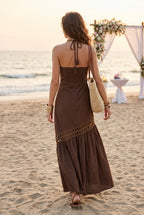 Dylan Lace Trimmed Maxi Dress