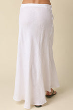 Camryn Coastal Linen Skirt