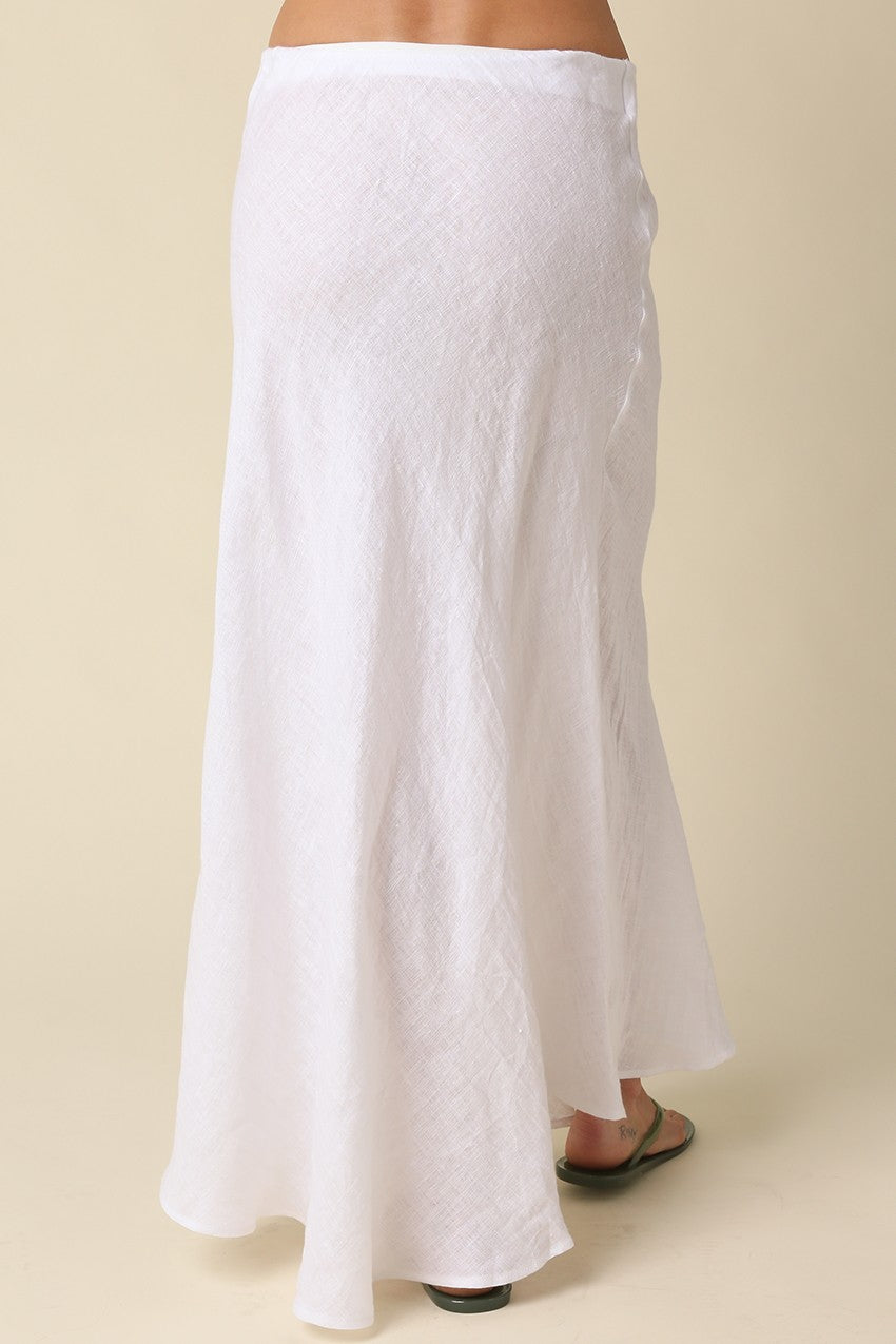 Camryn Coastal Linen Skirt