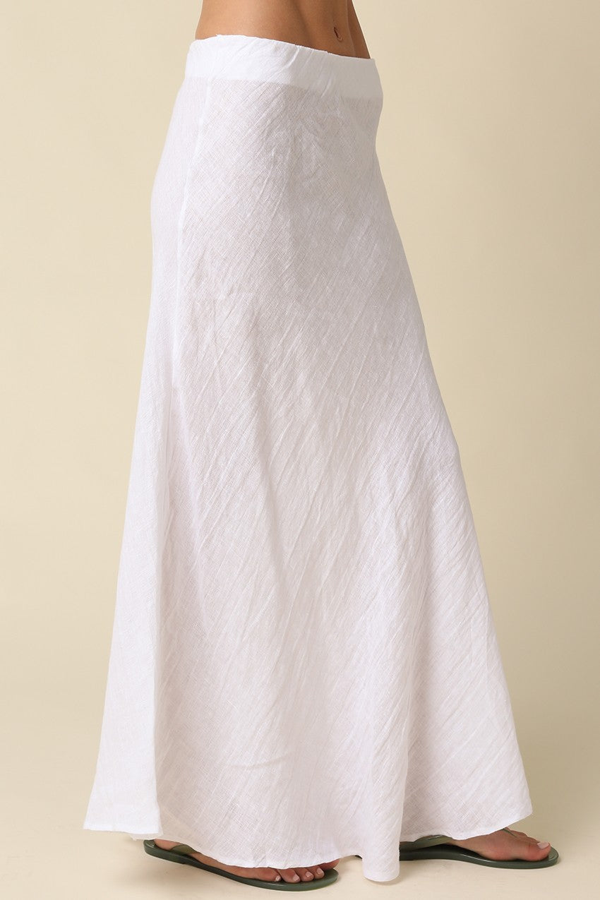 Camryn Coastal Linen Skirt